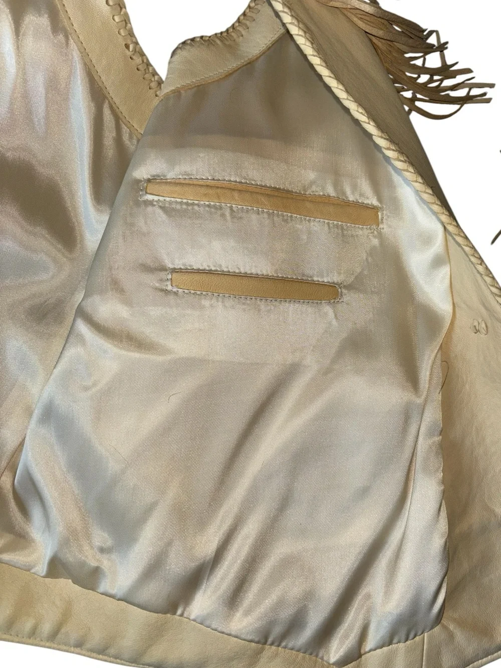 Arturo by Chambers genuine Leather Vest Southwestern/Native American Motif